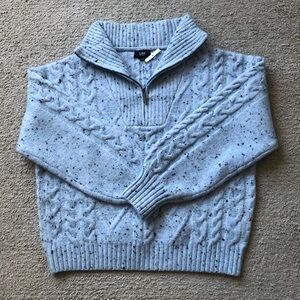 Line- Half Zip Sweater. NWT.